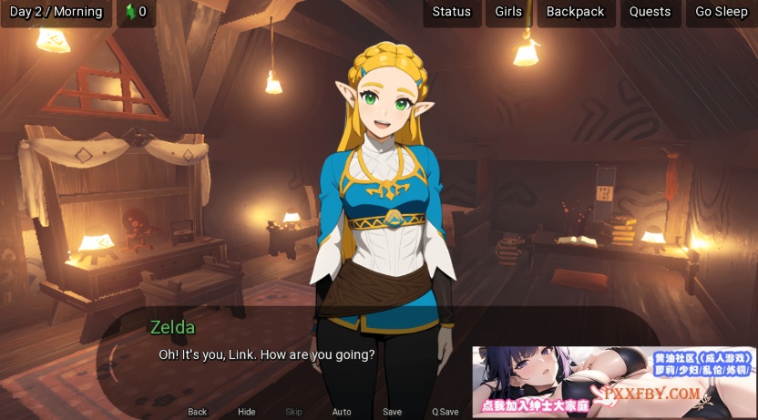 [欧美] [日系SLG/汉化]海拉鲁之恋V0.6.0 汉化版[PC+安卓][FM/320M/夸克]